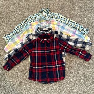 Toddler boy button up shirt bundle